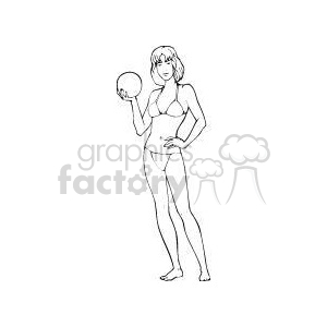 Sport023-bw clipart. Royalty-free image # 381168