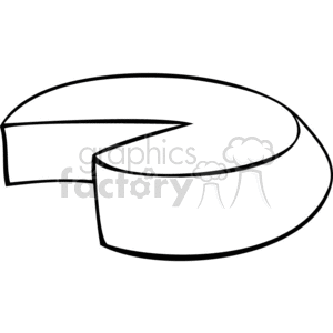 clipart - cheese outline.