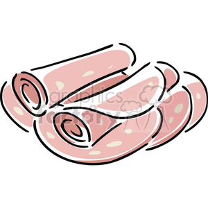 lunch meat clipart. Royalty-free image # 383112