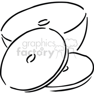 watermelon outline clipart. Commercial use image # 383198