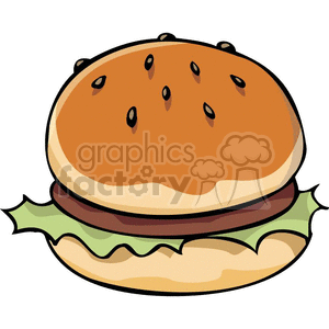 burger clipart. Royalty-free image # 383223