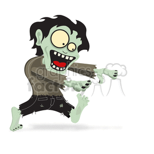 cartoon zombie clipart. Commercial use image # 383495