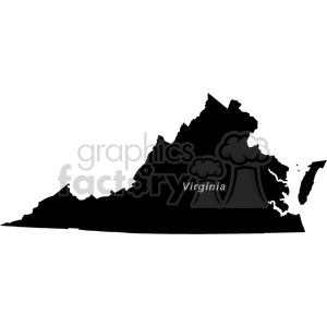 USA United+States black+white vector outline America VA Virginia