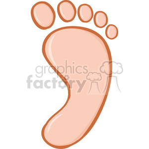 cartoon-bare-foot clipart. Commercial use image # 384305
