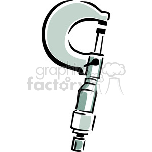 cartoon caliper clipart. Royalty-free image # 384956