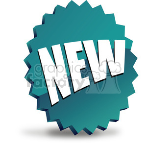 clipart - NEW-icon-image-vector-art-turquoise 002.