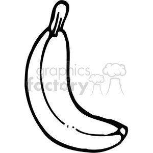 Banana 1 clipart. Royalty-free image # 387605