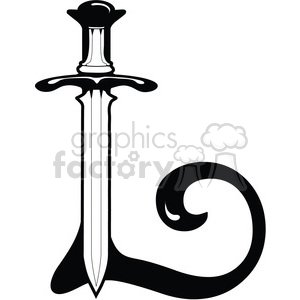 Letter L Sword