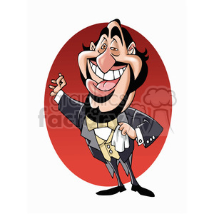luciano pavarotti color clipart. Commercial use image # 392985