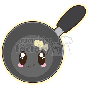 cute cartoon frying pan pans cooking cook food