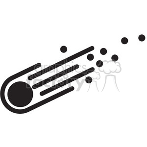 meteor vector icon clipart. Royalty-free image # 398489