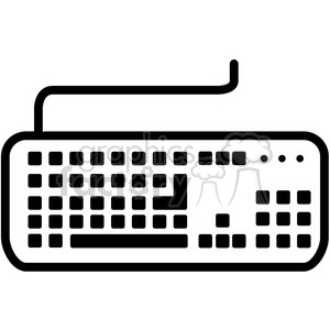 clipart - keyboard vector icon.