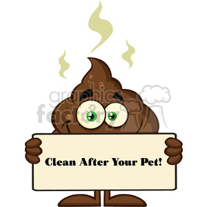 cartoon poo poop stink stinky defecate waste smelly pile