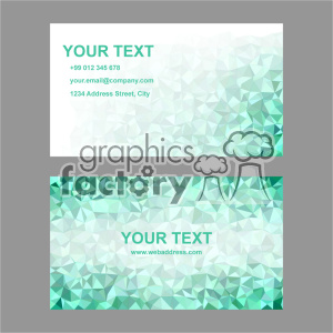 vector business card template set 013 clipart. Royalty-free image # 401987