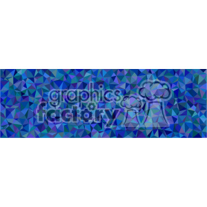 vector blue polygon design template for banner or header clipart. Royalty-free image # 402107