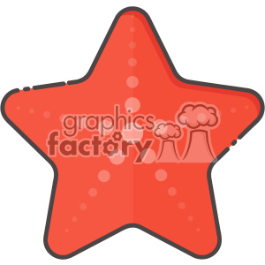 Starfish vector clip art images
