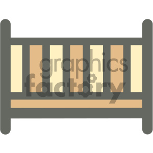 crib furniture icon clipart. Commercial use image # 405666