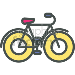 bicycle vector flat icons clipart. Royalty-free image # 407092