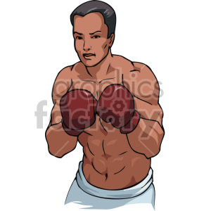 boxer clipart. Royalty-free image # 168729