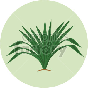 tall grass on green circle background clipart. Commercial use image # 408070