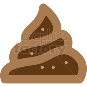 clipart - dog poop vector icon clipart.