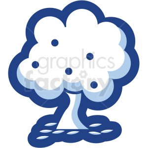 tree vector icon no background clipart.