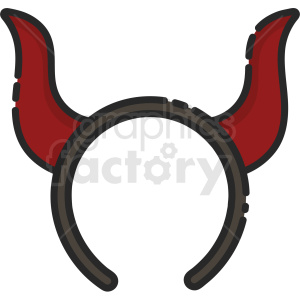 devil horns headband