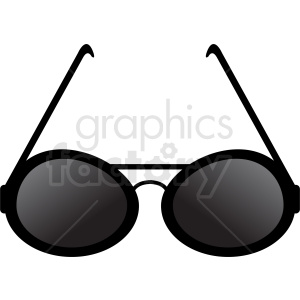 cartoon sunglasses vector clipart clipart. Royalty-free image # 411060