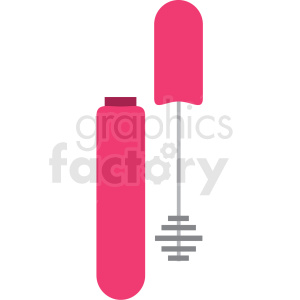 pink mascara vector clipart clipart. Commercial use image # 411668