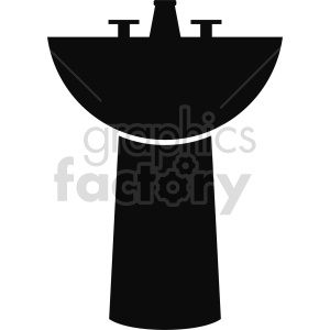 isometric sink vector icon clipart 3