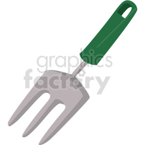 garden pitch fork vector clipart