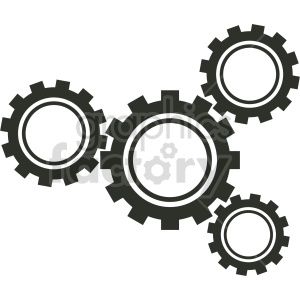 gears vector clipart clipart. Royalty-free icon # 416435