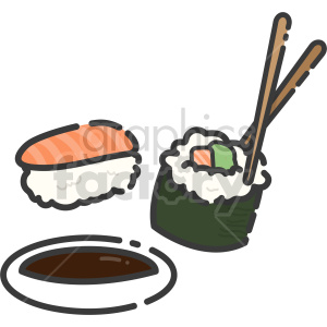 sushi clipart clipart. Royalty-free image # 416734