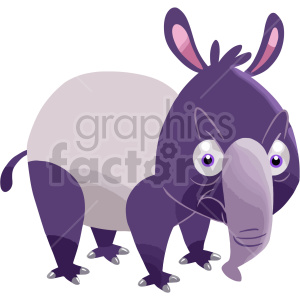 cartoon anteater clipart clipart. Commercial use image # 417762