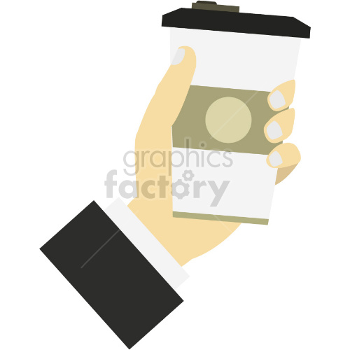 coffee cup to go vector clipart .