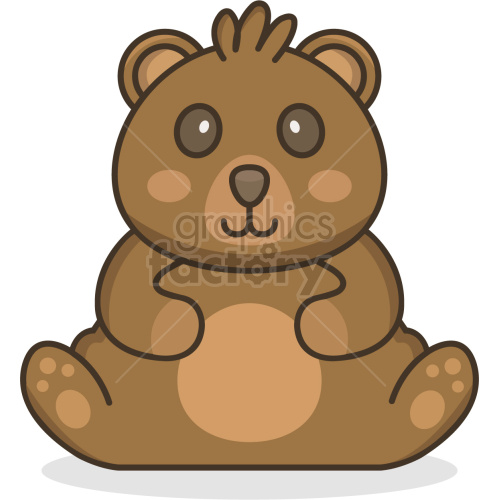 little bear vector clipart clipart. Commercial use image # 418334