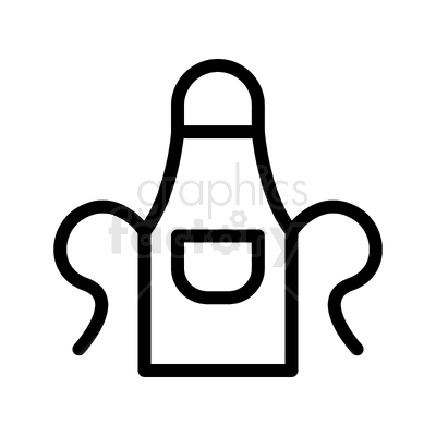 apron+vector +icon +kitchen +cooking +protective +cook +chef
