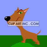 Animated Chiuaua dog growling