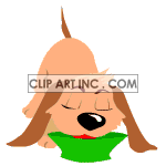   dog dogs puppy puppies animals mans best friend pet pets eating food  dog-018.gif Animations 2D Animals Dogs 