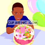   birthday birthdays aniversaries aniversary cake cakes african american party parties happy  0_birthday011.gif Animations 2D Holidays Birthdays 