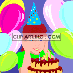   birthday birthdays aniversaries aniversary cake cakes balloon balloons party parties happy  0_birthday013.gif Animations 2D Holidays Birthdays 