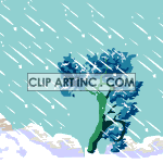   winter snow snowing  snowfall_wind_tree001aa.gif Animations 2D Nature 