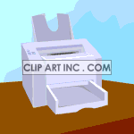   printer print printing paper  object_printer_document002.gif Animations 2D Objects 
