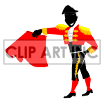 clipart - Animated el matador..