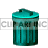 animated trash can icon animation. Royalty-free animation # 125581