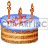   birthday birthdays cake cakes candle candles flame flames  birthday_cake_008.gif Animations Mini Holidays Birthdays 