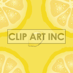 Lemon tiled background clipart. Commercial use image # 127981
