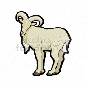 ram clipart. Royalty-free image # 129024