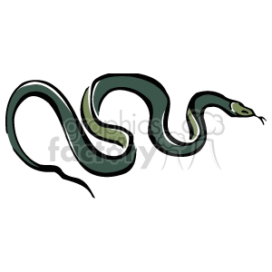 Black snake clipart. Commercial use image # 129497