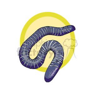 Large grey grub worm clipart. Commercial use image # 129881